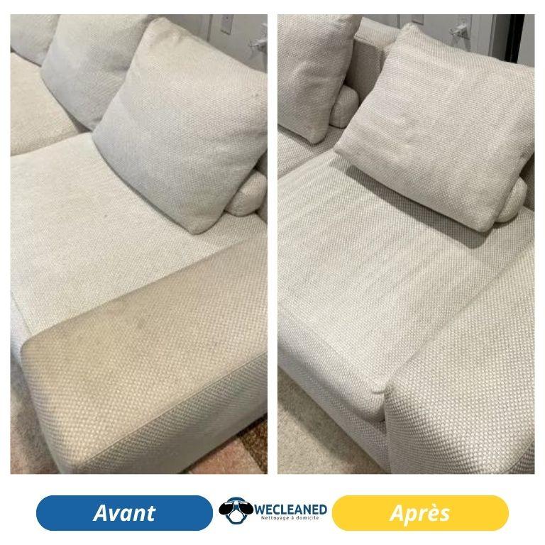 Canapé Tissu Blanc