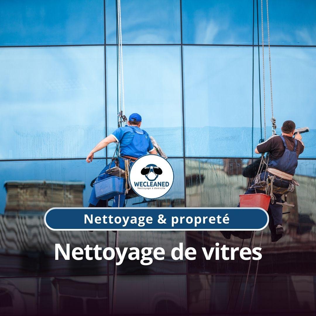 Laveur de vitres professionnel WeCleaned à Paris